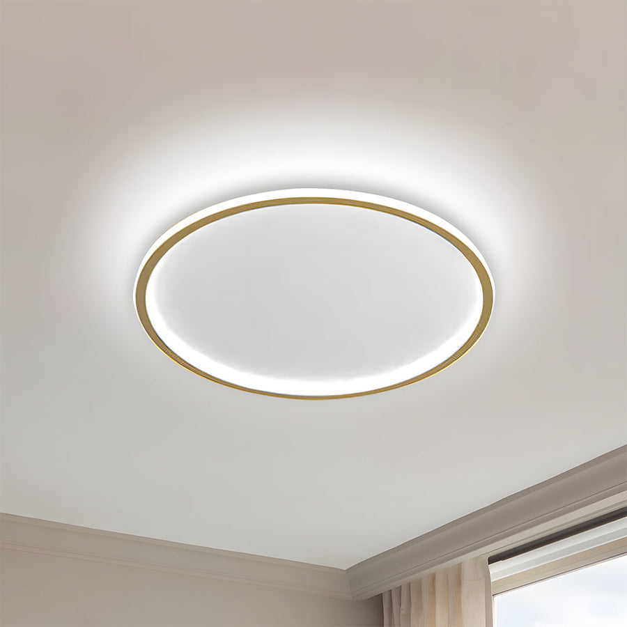 LED Ceiling Light Nordic Style Disc Design-Lighting > Ceiling Lights-casanuva-Gold-D30cm*H5cm-White Light-casanuva