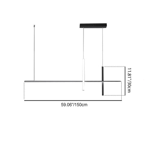 LED Chandelier Long Line Modern Minimalist Design-Lighting > Chandeliers & Pendant Lights-casanuva-casanuva