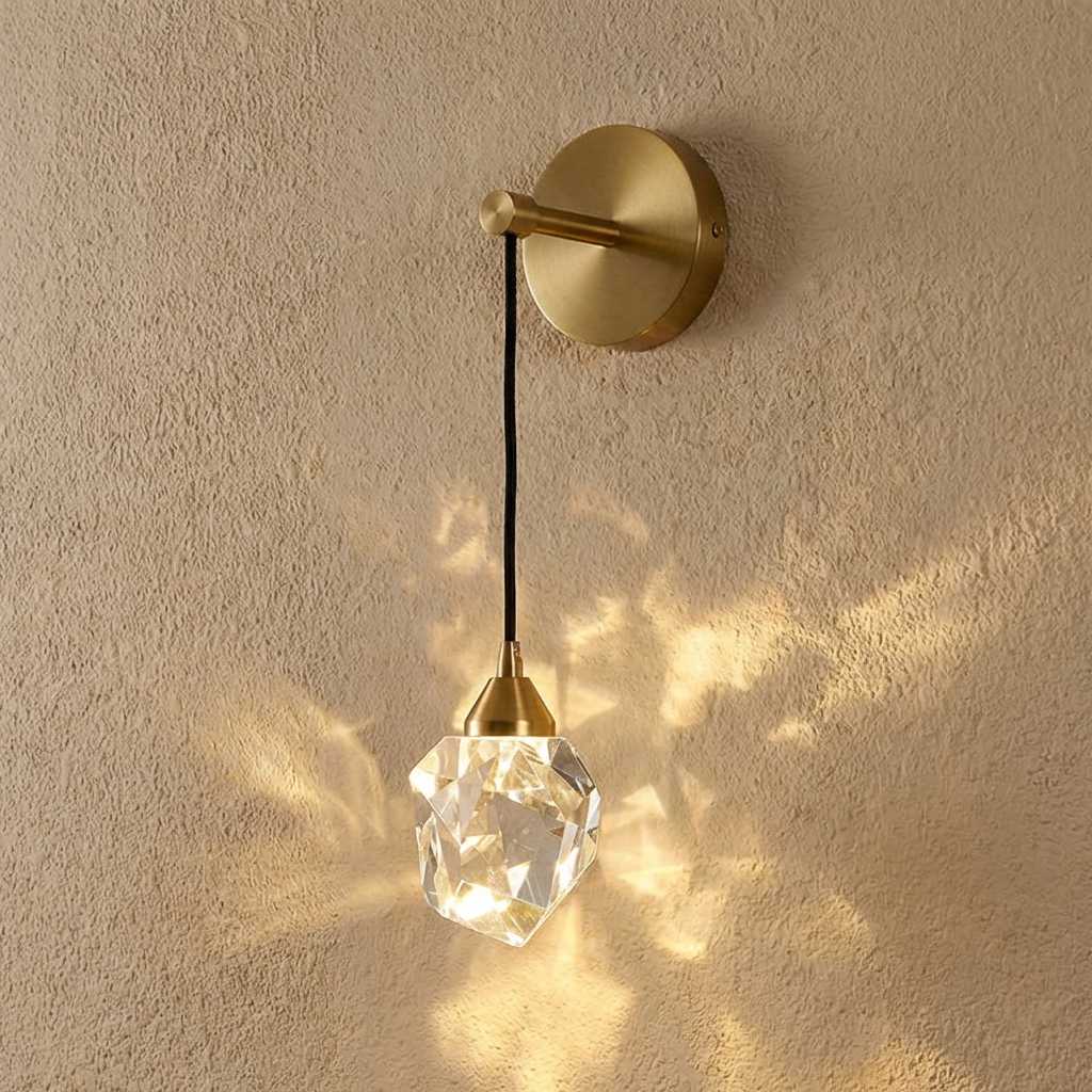 LED Crystal Wall Lamp Nordic Design-Lighting > Wall Lights-casanuva-casanuva