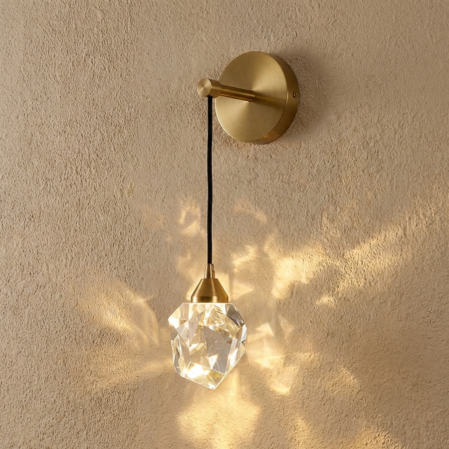 LED Crystal Wall Lamp Nordic Design-Lighting > Wall Lights-casanuva-casanuva