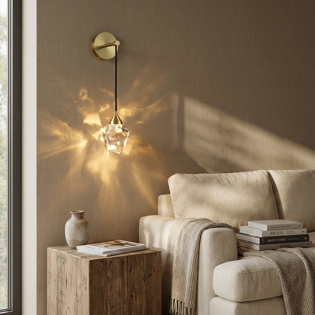 LED Crystal Wall Lamp Nordic Design-Lighting > Wall Lights-casanuva-casanuva