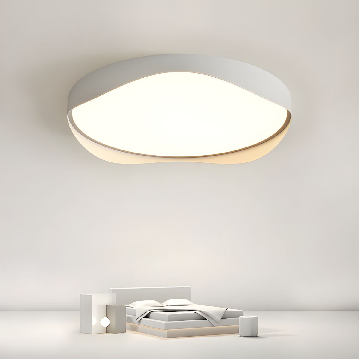 LED Flush Mount Ceiling Light White-Lighting > Ceiling Lights-casanuva-casanuva
