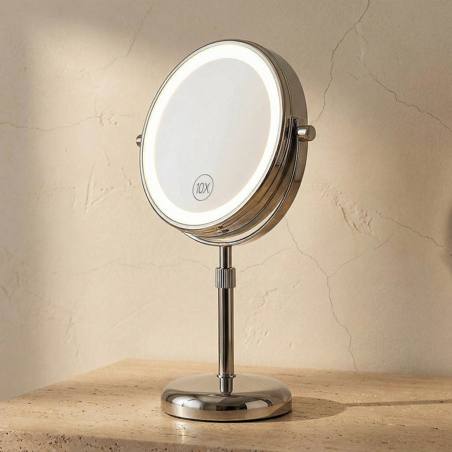 LED Makeup Mirror Stand for Bathroom-Bedding & Bath > Bathroom Accessories-casanuva-casanuva