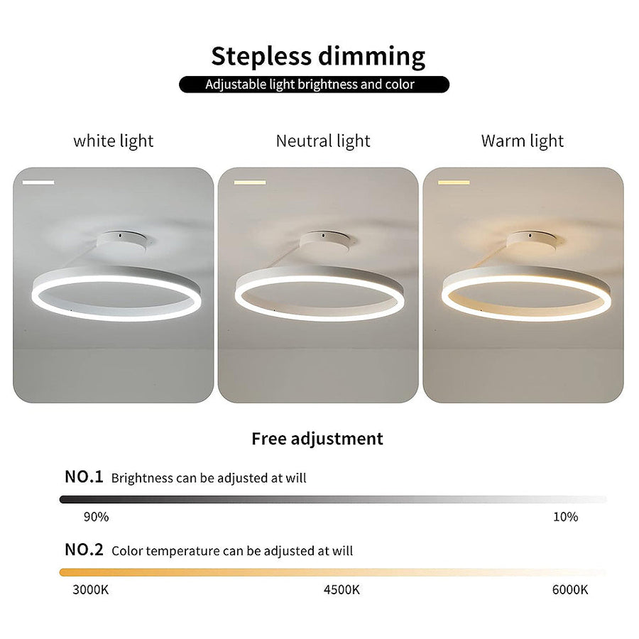 LED Metal Ceiling Light Nordic Minimalist Design for Living Room-Lighting > Ceiling Lights-casanuva-casanuva