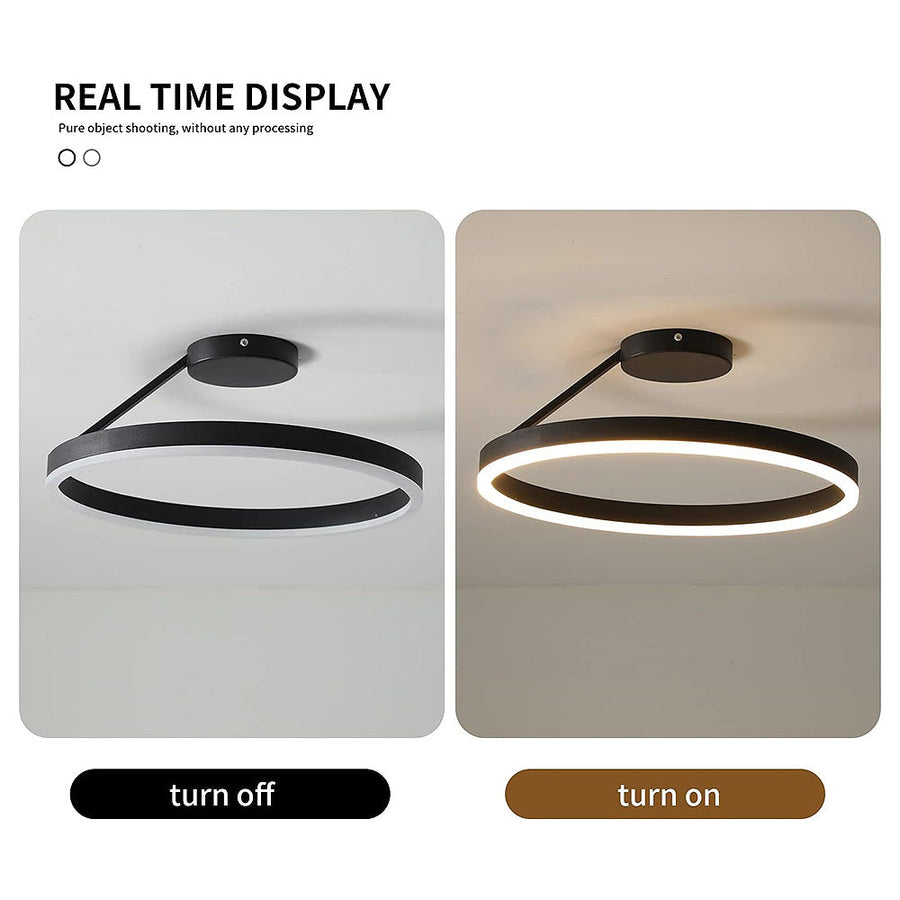 LED Metal Ceiling Light Nordic Minimalist Design for Living Room-Lighting > Ceiling Lights-casanuva-casanuva