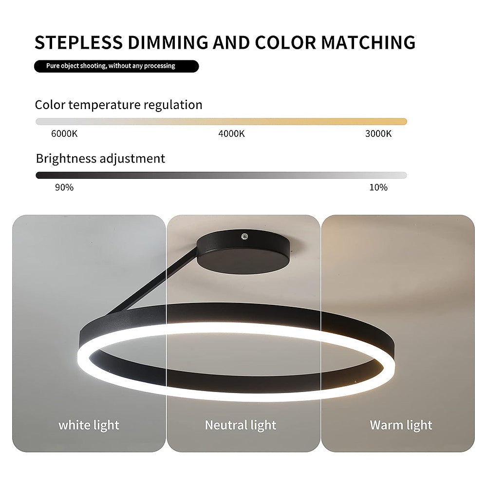 LED Metal Ceiling Light Nordic Minimalist Design for Living Room-Lighting > Ceiling Lights-casanuva-casanuva