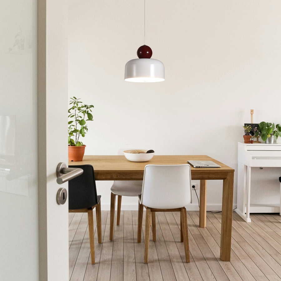 LED Pendant Light Cream Finish-Lighting > Pendant Lights-casanuva-casanuva