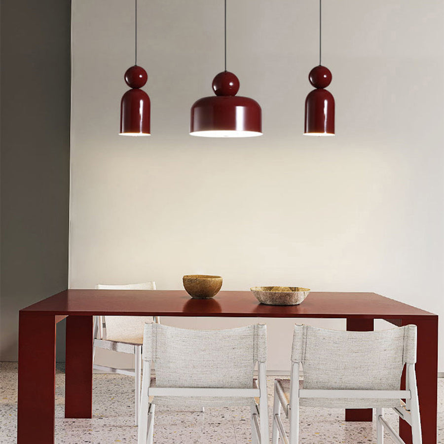 LED Pendant Light Cream Finish-Lighting > Pendant Lights-casanuva-casanuva