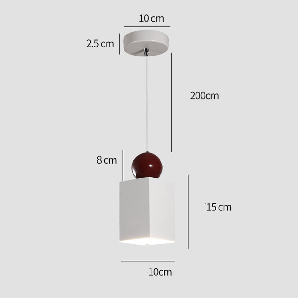 LED Pendant Light Cream Finish-Lighting > Pendant Lights-casanuva-casanuva