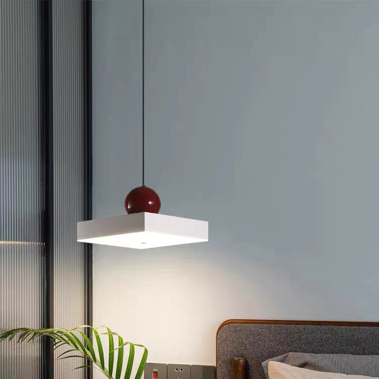 LED Pendant Light Cream Finish-Lighting > Pendant Lights-casanuva-White-Style E: D20*H12CM-three color-changing ligh-casanuva