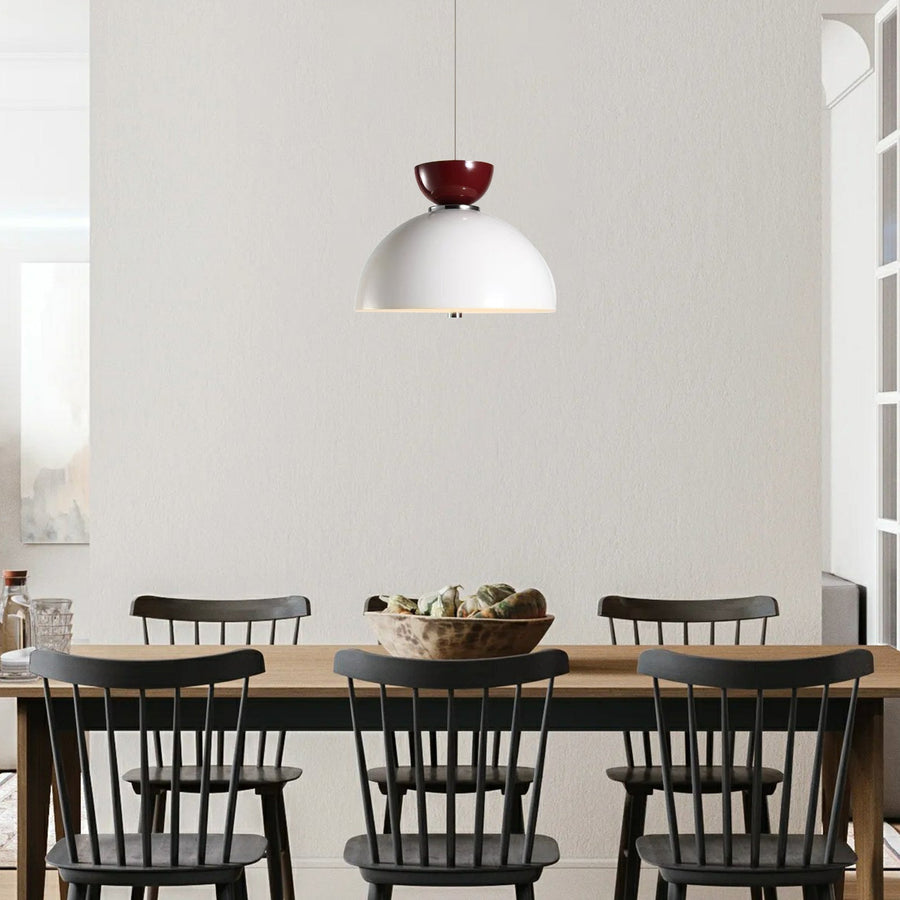 LED Pendant Light Cream Finish-Lighting > Pendant Lights-casanuva-White-Style F: D20*H22CM-three color-changing ligh-casanuva