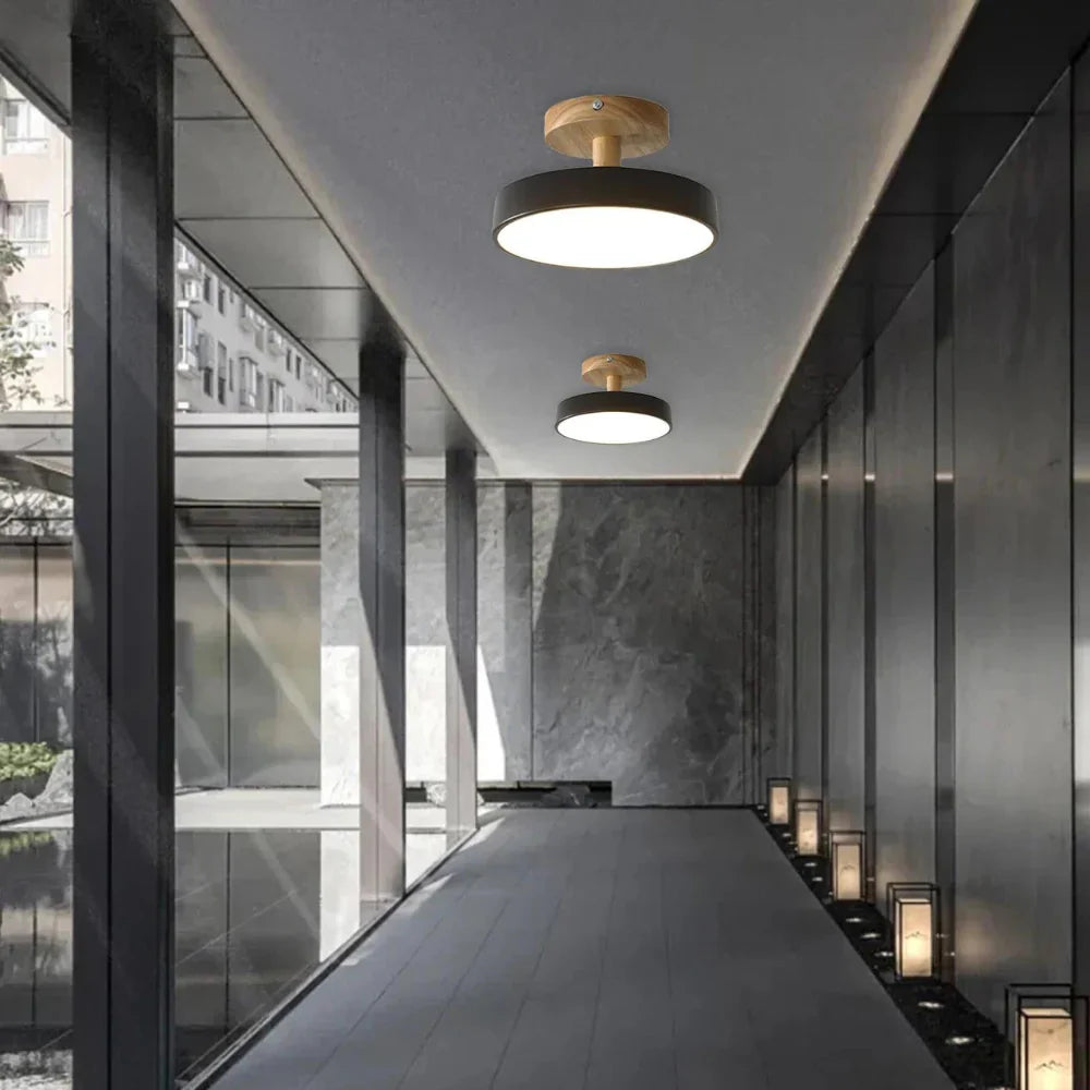 LED Round Ceiling Light for Hallway in Modern Iron Design-Lighting > Ceiling Lights-casanuva-casanuva