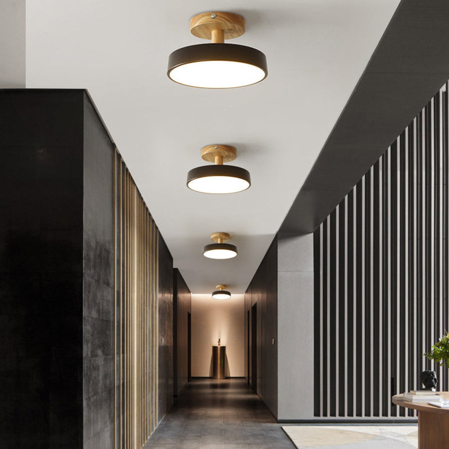 LED Round Ceiling Light for Hallway in Modern Iron Design-Lighting > Ceiling Lights-casanuva-casanuva