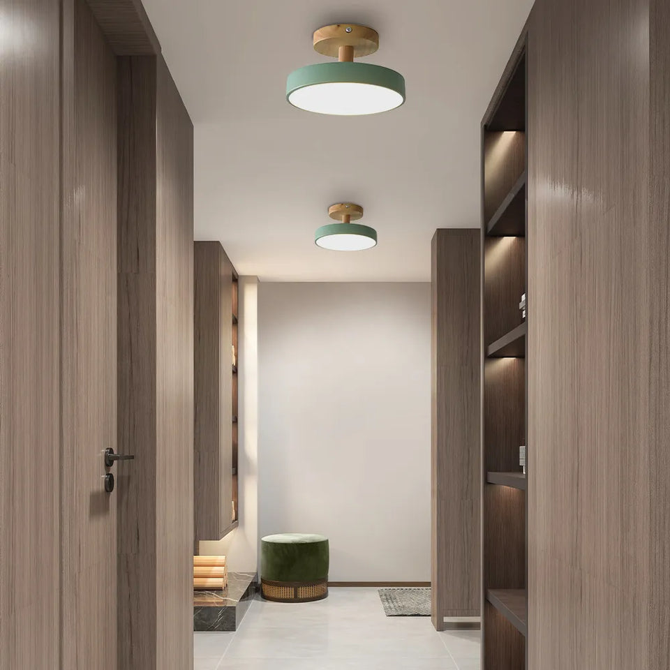 LED Round Ceiling Light for Hallway in Modern Iron Design-Lighting > Ceiling Lights-casanuva-casanuva