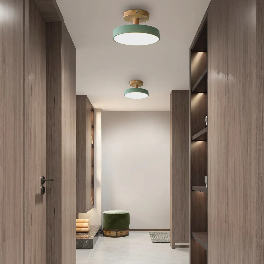 LED Round Ceiling Light for Hallway in Modern Iron Design-Lighting > Ceiling Lights-casanuva-casanuva