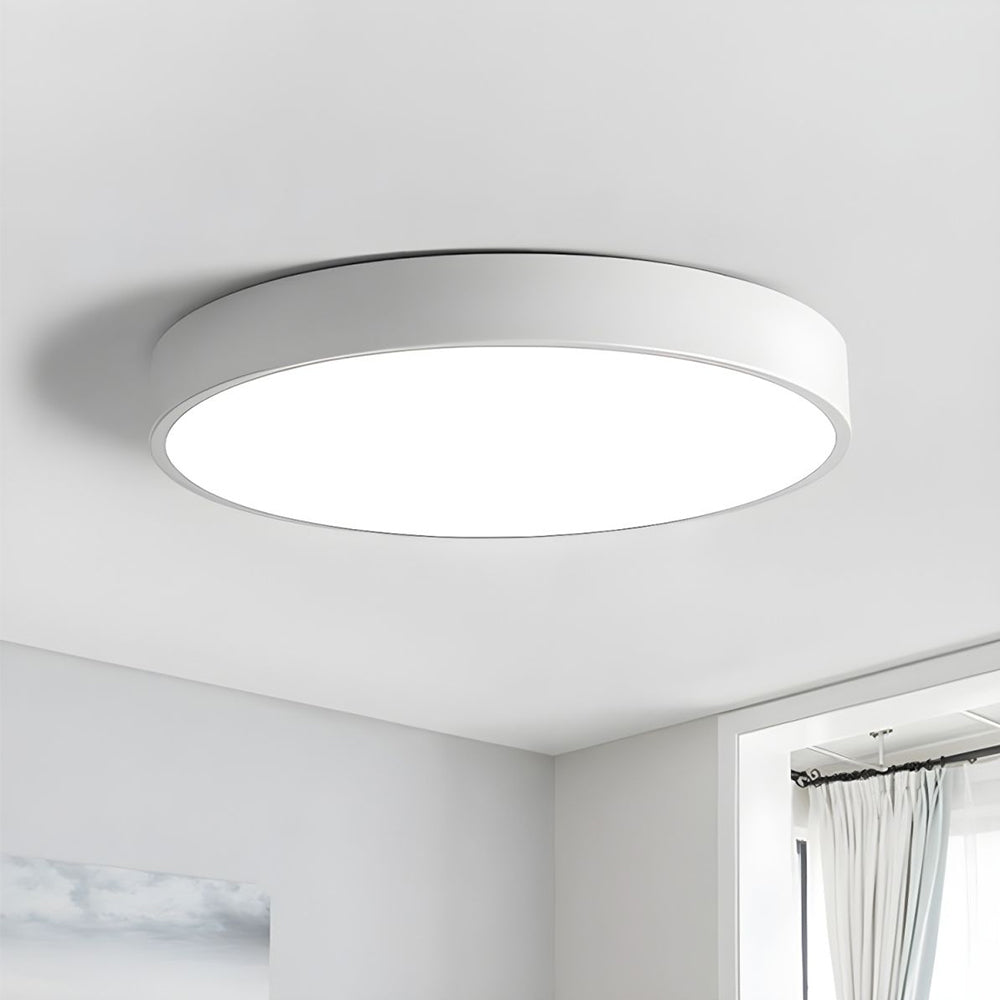 LED Round Flush Mount Ceiling Light-Lighting > Ceiling Lights-casanuva-White-D30cm*H10cm-Cold Light-casanuva