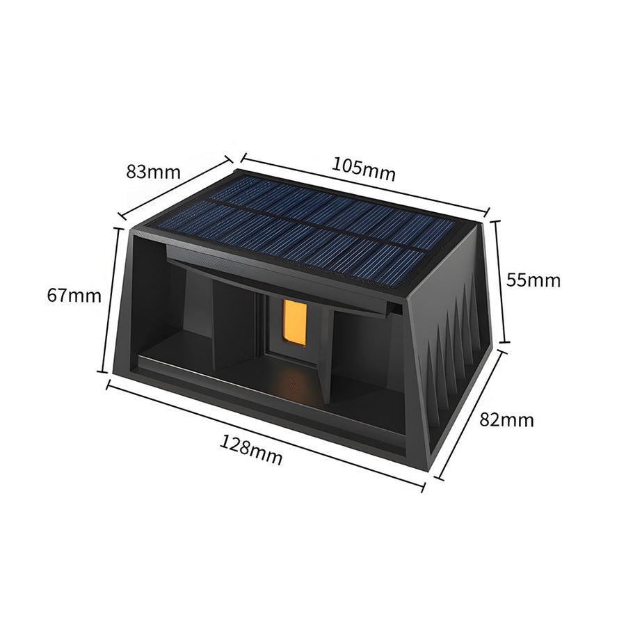 LED Solar Outdoor Wall Light IP65 Waterproof-Lighting > Outdoor Lighting-casanuva-casanuva