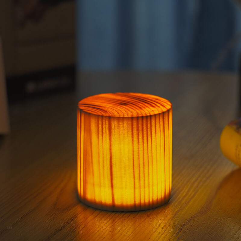 LED Touch Table Lamp with Creative Wood Design-Lighting > Table Lamps-casanuva-casanuva