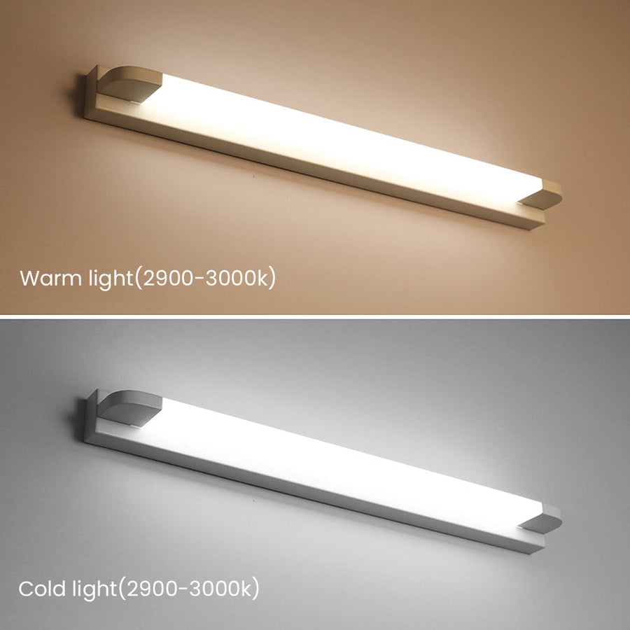 LED Wall Mirror Light White Iron Long Design-Lighting > Wall Lights-casanuva-casanuva