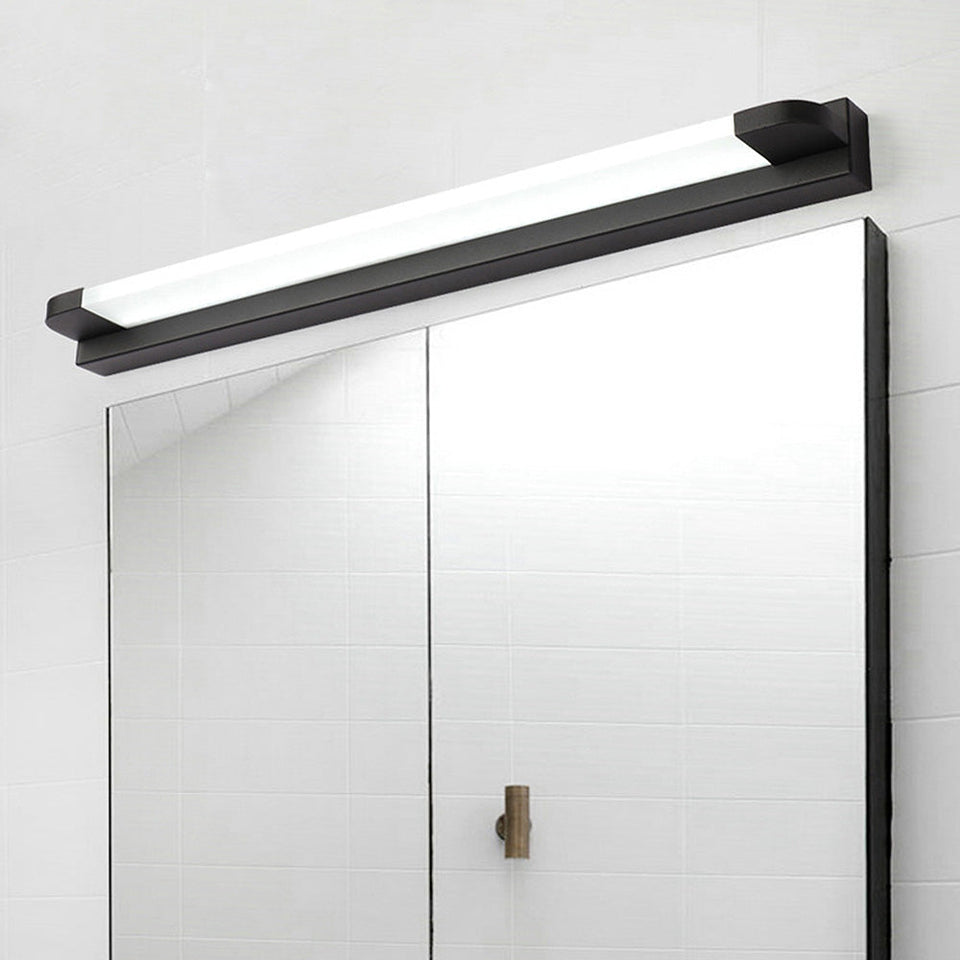 LED Wall Mirror Light White Iron Long Design-Lighting > Wall Lights-casanuva-Black-D46*H7CM-9W-White Light-casanuva