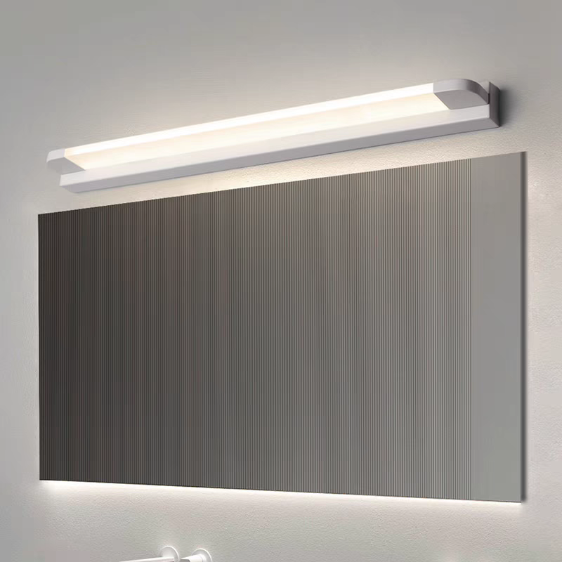 LED Wall Mirror Light White Iron Long Design-Lighting > Wall Lights-casanuva-White-D56*H7CM-12W-White Light-casanuva