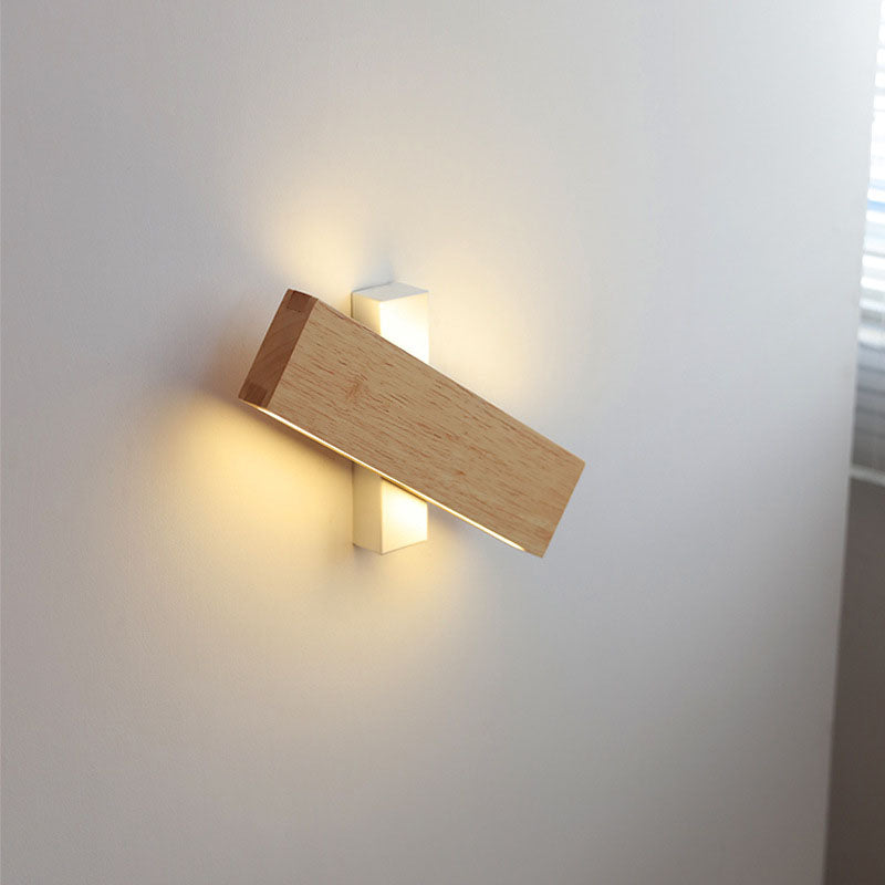 LED Wall Sconce Lamp Japanese Minimalist Rectangular Rotatable Design-Lighting > Wall Lights-casanuva-Small-White Light (5000K)-220V-240V-casanuva