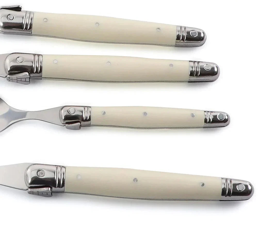 Laguiole Cutlery Set Ivory Elegance Premium Design-Kitchen & Dining > Cutlery-casanuva-casanuva