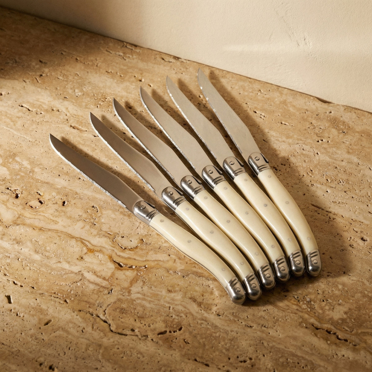 Laguiole Cutlery Set Ivory Elegance Premium Design-Kitchen & Dining > Cutlery-casanuva-casanuva