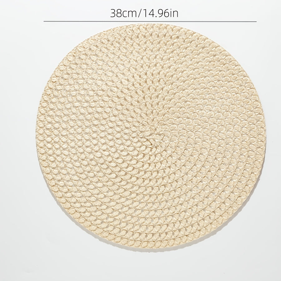 Linen Placemats Set of 2 4 or 6 Heat-Resistant Washable Table Mats-Kitchen & Dining > Placemats-casanuva-casanuva