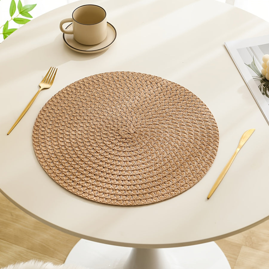 Linen Placemats Set of 2 4 or 6 Heat-Resistant Washable Table Mats-Kitchen & Dining > Placemats-casanuva-casanuva