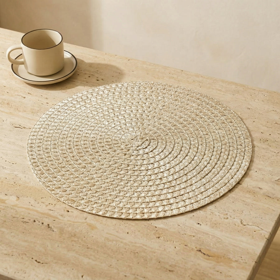 Linen Placemats Set of 2 4 or 6 Heat-Resistant Washable Table Mats-Kitchen & Dining > Placemats-casanuva-casanuva