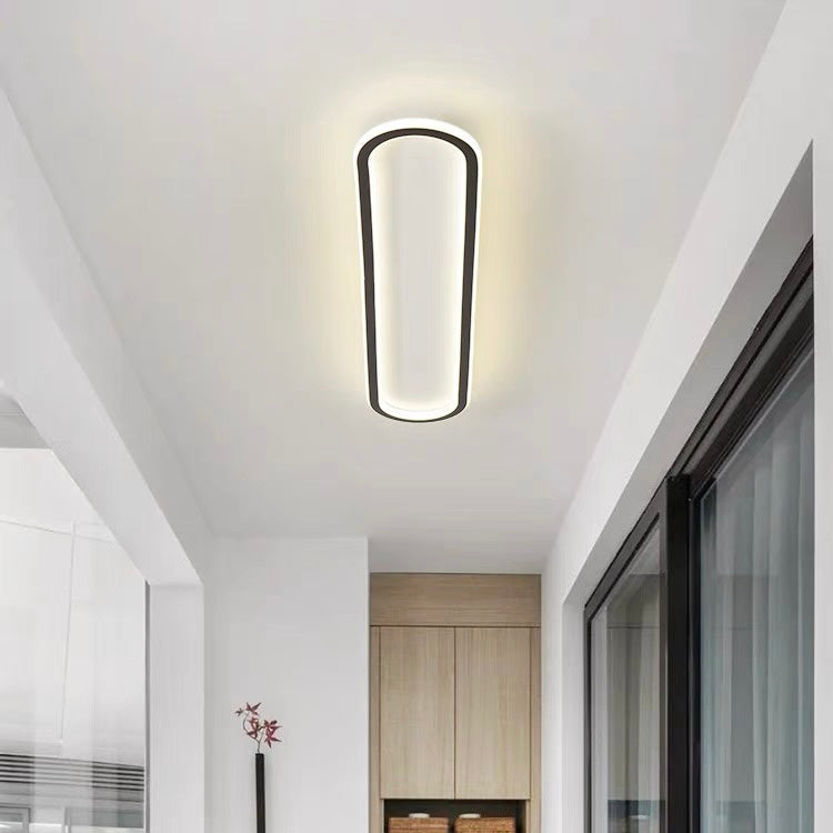 Long Ceiling Light for Corridor Aisle Modern Design-Lighting > Ceiling Lights-casanuva-Black-D30*H5CM-15W-White Light-casanuva