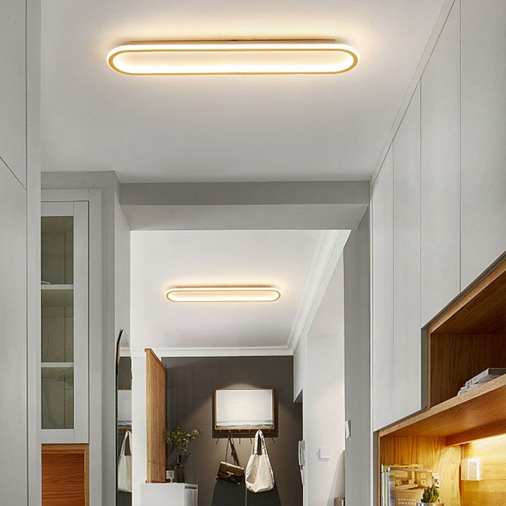Long Ceiling Light for Corridor Aisle Modern Design-Lighting > Ceiling Lights-casanuva-Gold-D40*H5CM-18W-White Light-casanuva