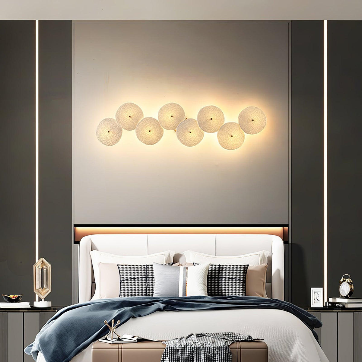 Lotus Petal LED Wall Lamp-Lighting > Wall Lights-casanuva-casanuva