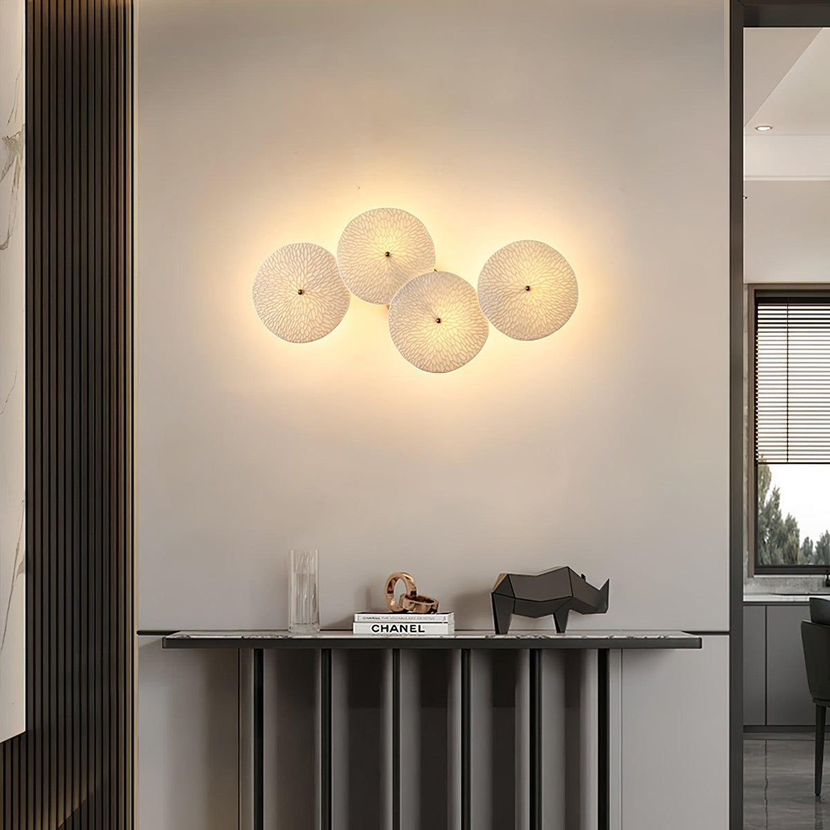 Lotus Petal LED Wall Lamp-Lighting > Wall Lights-casanuva-casanuva