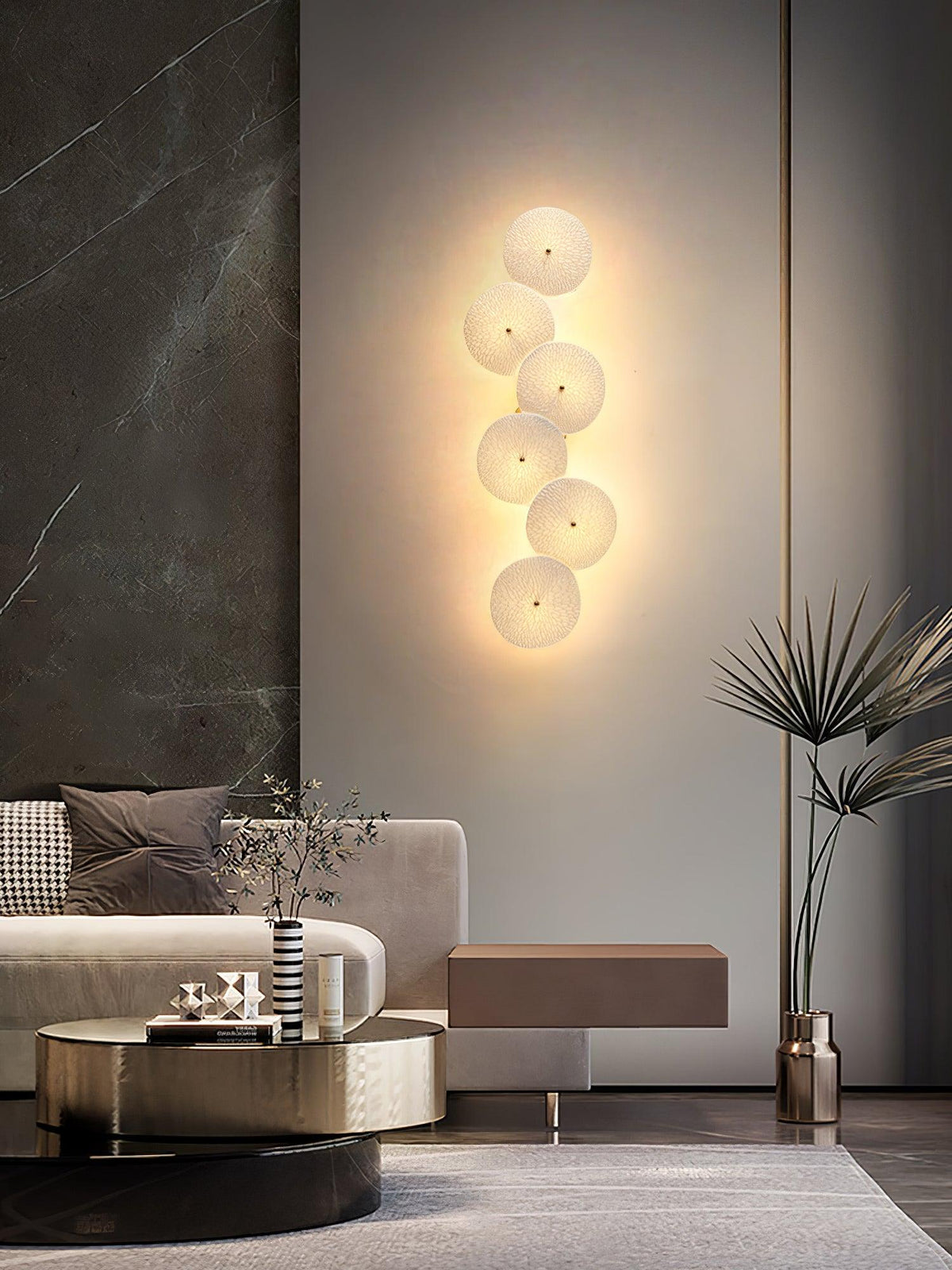 Lotus Petal LED Wall Lamp-Lighting > Wall Lights-casanuva-casanuva