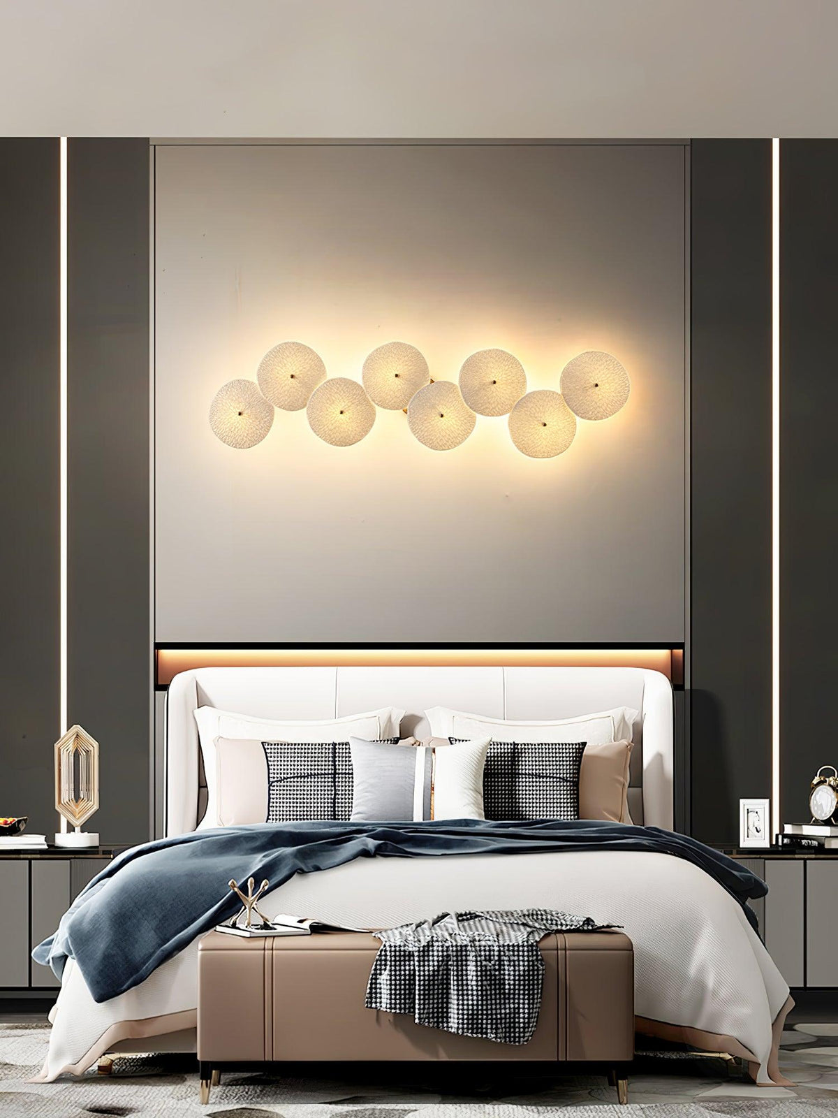 Lotus Petal LED Wall Lamp-Lighting > Wall Lights-casanuva-casanuva