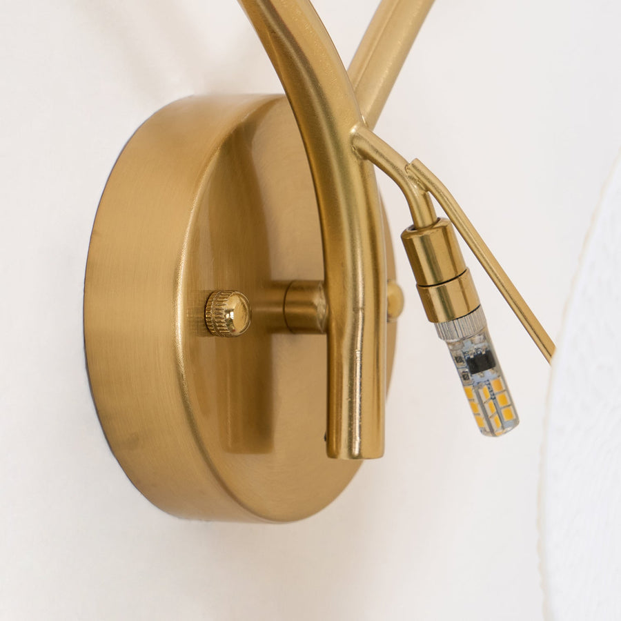 Lotus Petal LED Wall Lamp-Lighting > Wall Lights-casanuva-casanuva