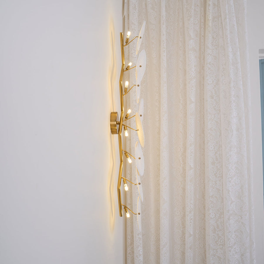 Lotus Petal LED Wall Lamp-Lighting > Wall Lights-casanuva-casanuva