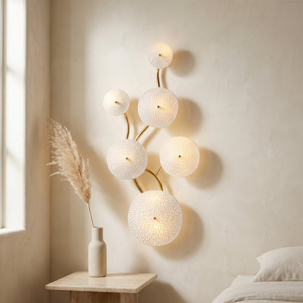 Lotus Petal LED Wall Lamp-Lighting > Wall Lights-casanuva-casanuva