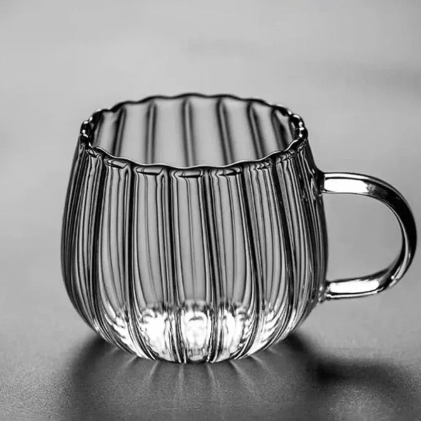 Luxe Glass Mug Set Handmade Coffee Mugs for Stylish Moments-Kitchen & Dining > Tableware-casanuva-Round-Single Mug-casanuva