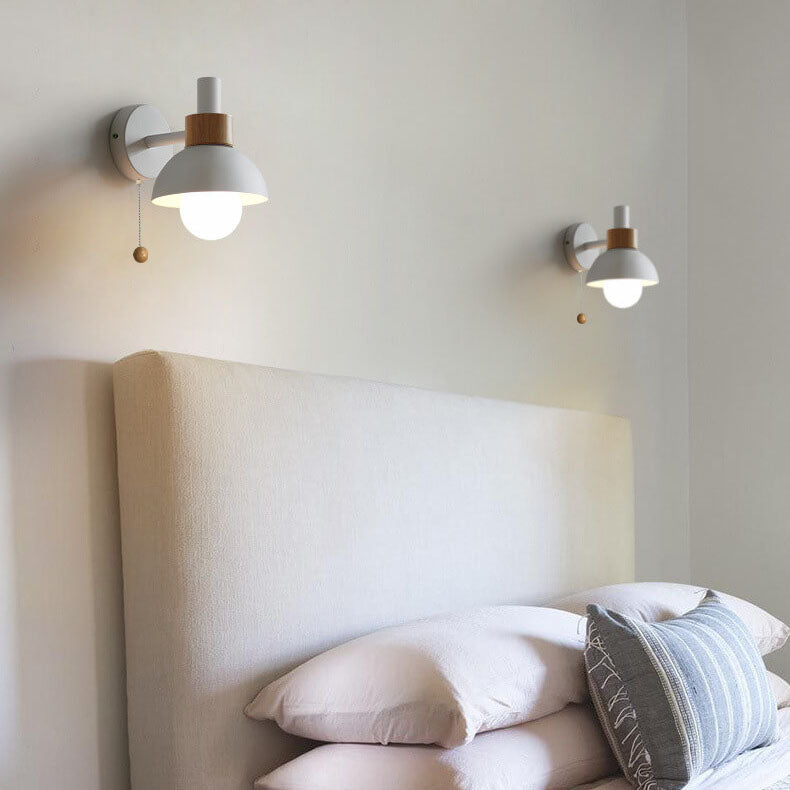Macaron Globe 1-Light Wall Sconce Lamp-Lighting > Wall Lights-casanuva-casanuva