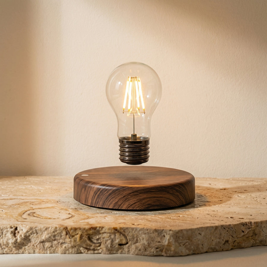 Magnetic Levitating Light Bulb Decorative Table Lamp-Lighting > Table Lamps-casanuva-casanuva