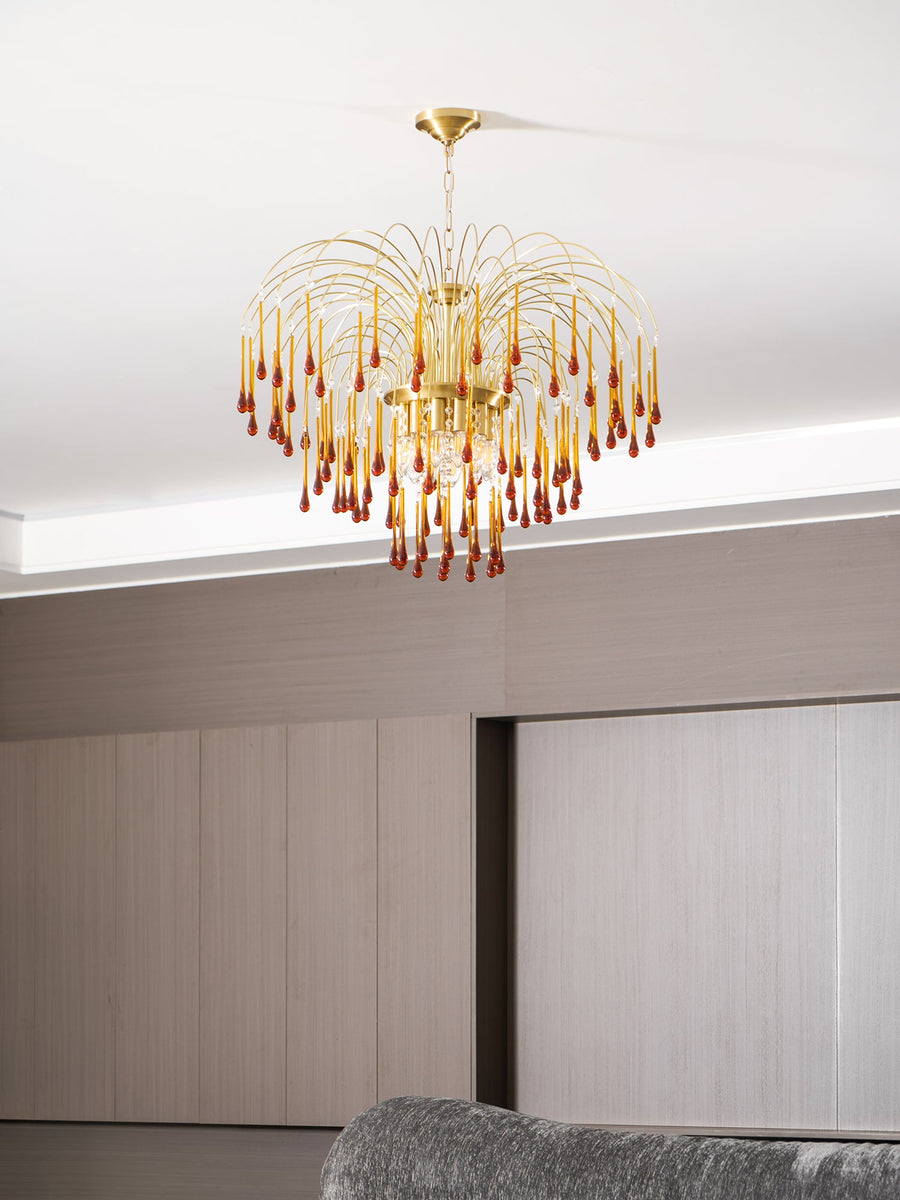Maltose Crystal Chandelier Lighting Fixture-Lighting > Chandeliers & Pendant Lights-casanuva-casanuva