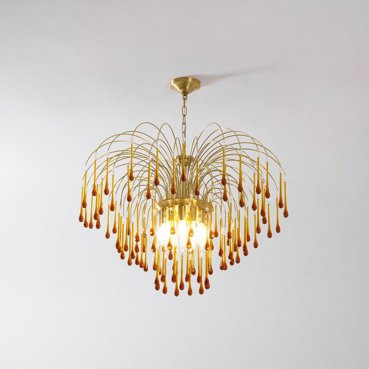 Maltose Crystal Chandelier Lighting Fixture-Lighting > Chandeliers & Pendant Lights-casanuva-casanuva