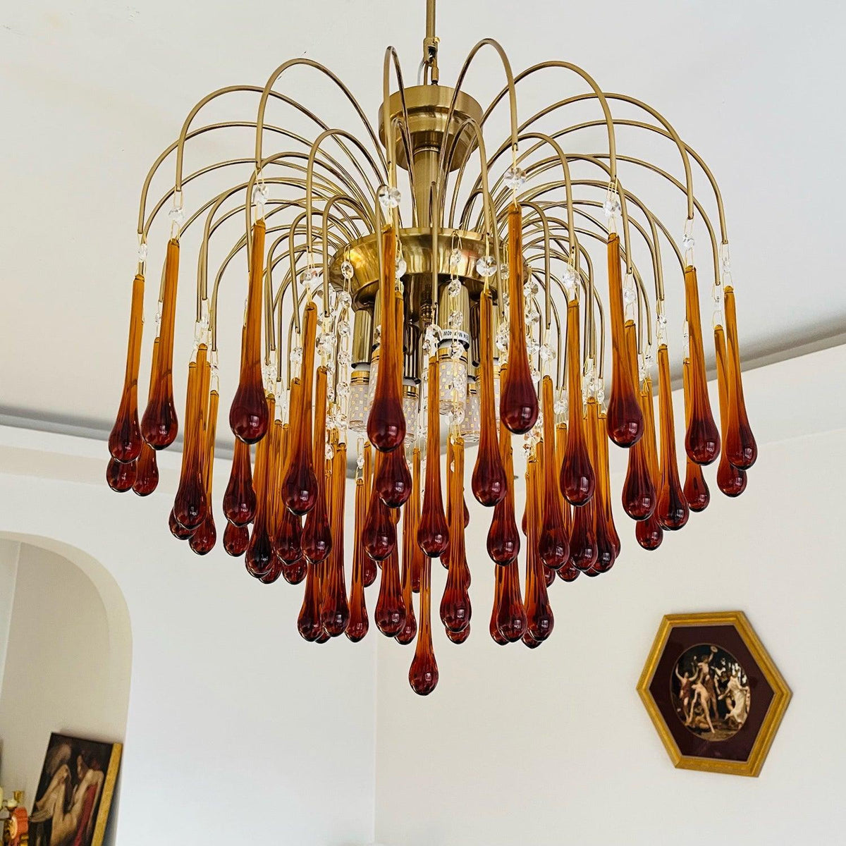 Maltose Crystal Chandelier Lighting Fixture-Lighting > Chandeliers & Pendant Lights-casanuva-casanuva