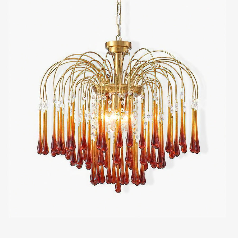 Maltose Crystal Chandelier Lighting Fixture-Lighting > Chandeliers & Pendant Lights-casanuva-casanuva