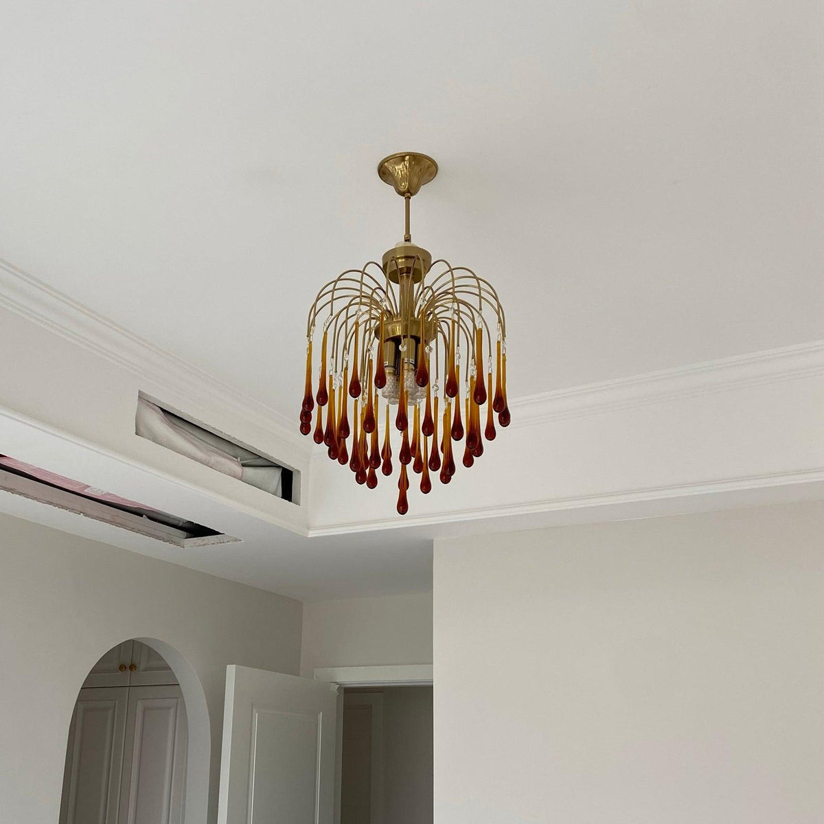 Maltose Crystal Chandelier Lighting Fixture-Lighting > Chandeliers & Pendant Lights-casanuva-casanuva
