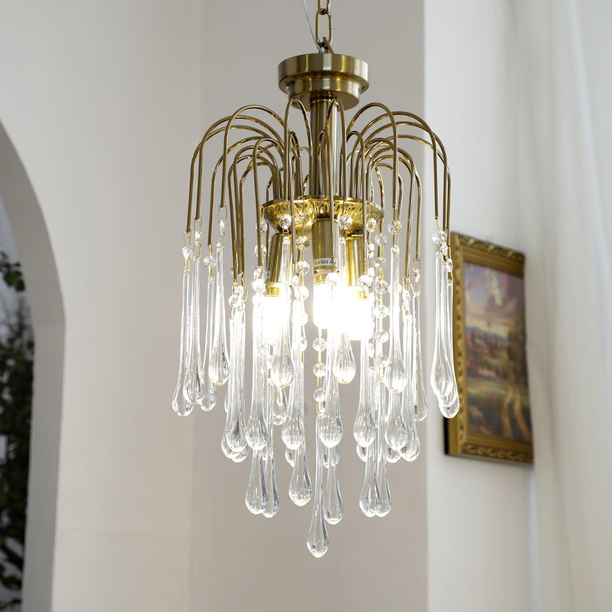 Maltose Crystal Chandelier Lighting Fixture-Lighting > Chandeliers & Pendant Lights-casanuva-casanuva