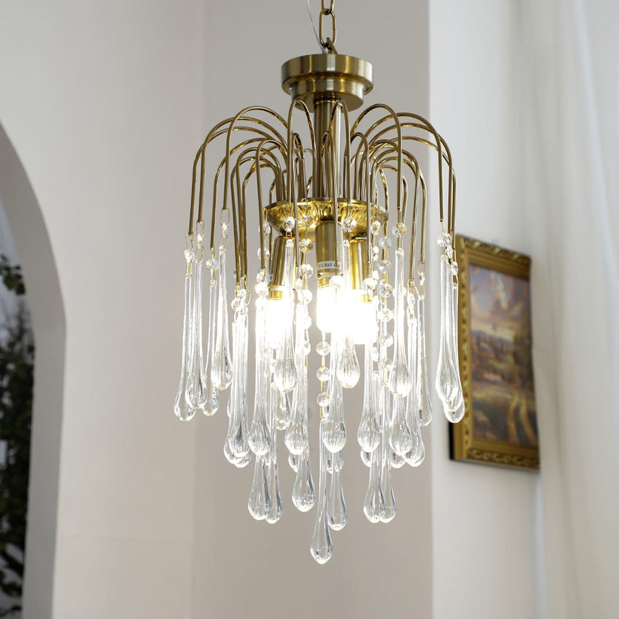 Maltose Crystal Chandelier Lighting Fixture-Lighting > Chandeliers & Pendant Lights-casanuva-casanuva